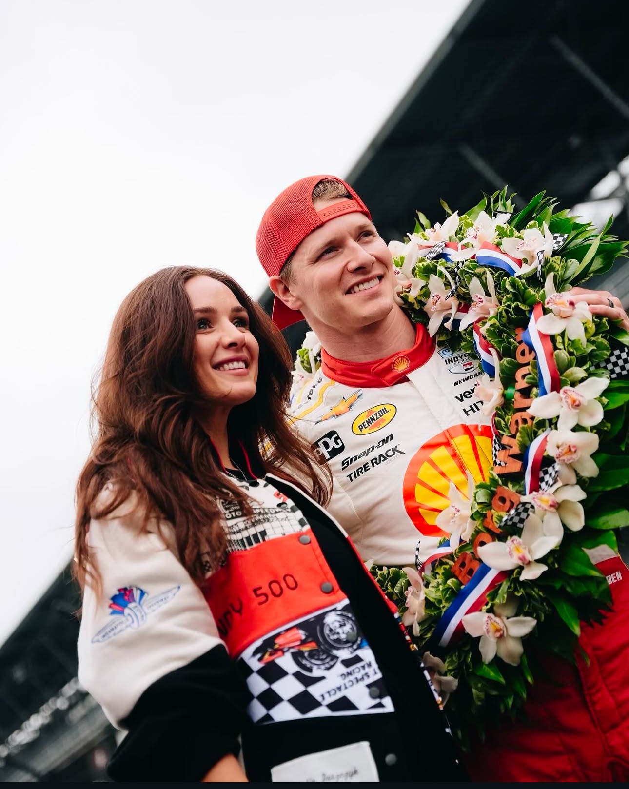 -Ashley and Josef Newgarden